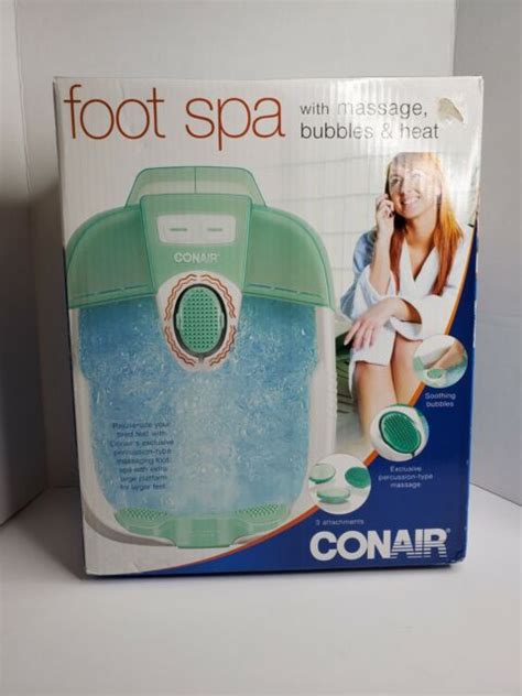 conair foot spa with bubbles massage and heat for sale online ebay