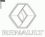Car Logo Coloring Pages Renault Brands Logos Cars Printable Mazda Sketch Seat sketch template