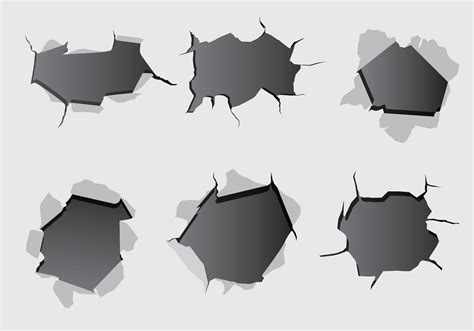 bullet holes paper  vector art  vecteezy