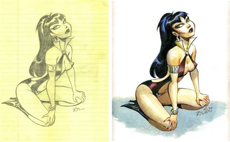 Comics Most Of The Time — Vampirella By Bruce Timm And