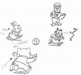 Coloring Pages Scarry Richard Cartoons Busy Atlantis Tunes Looney Baby sketch template