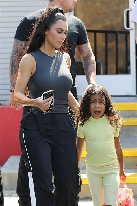 north west seen crying after bowling outing see pic