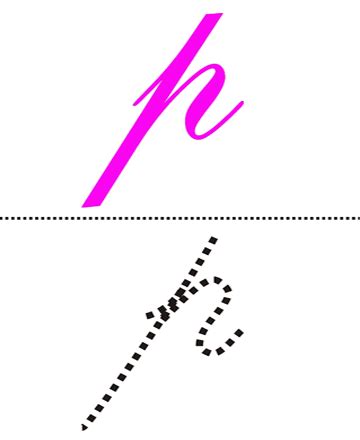cursive alphabet p printable coloring worksheet