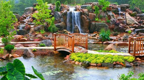 awesome darkgreen garden waterfall ideas beautiful flower gardens waterfalls design unc