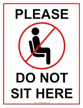 printable   sit  sign