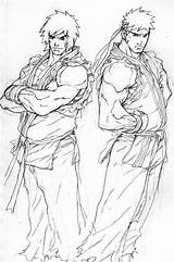 Fighter Street Ken Ryu Sagat Para Coloring Drawing Colorir Sketch Iv Desenhos Deviantart Pages Artist High Choose Board sketch template