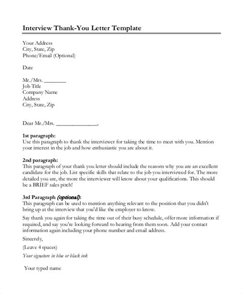 interview   letter samples collection letter template