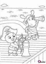 Backyardigans Coloring Pages Printable Bubakids Print sketch template