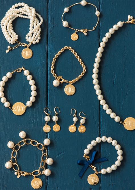 the pearl monogram collection classy girls wear pearls
