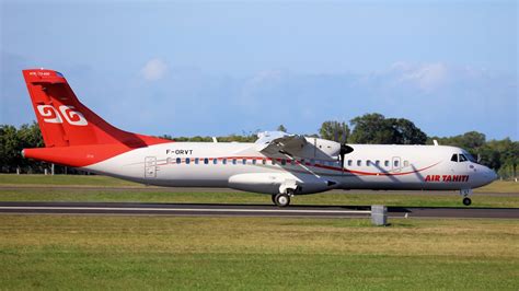 north queensland skies air tahiti atr    orvt delivery flight