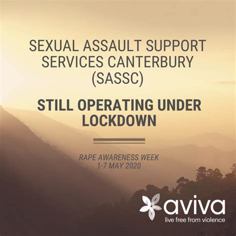 sexual assault support under lockdown