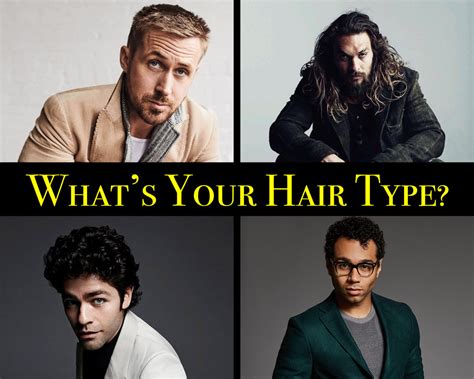 mens hair types chart   identify maintain style
