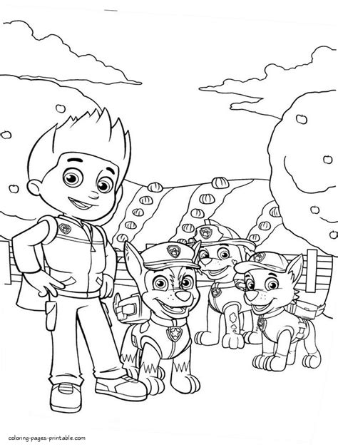 paw patrol coloring pages  print cartoon characters coloring