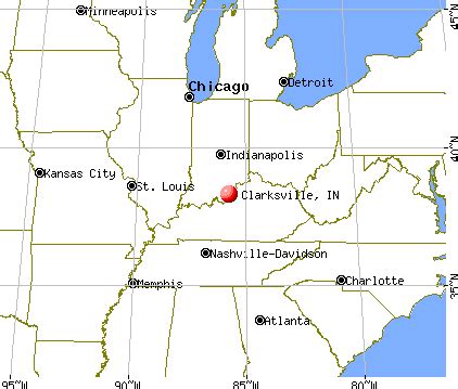 clarksville indiana    profile population maps real