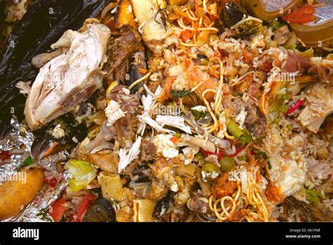 food waste leftovers stock photo alamy