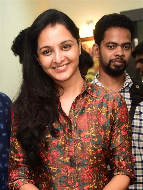manju warrier manju warrier in a simple look at villain movie s success party events movie
