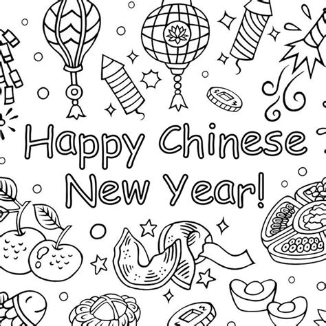 chinese  year colouring downloads hobbycraft