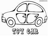 Toy Car Coloring Pages Colorings sketch template