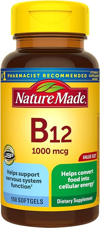 Nature Made Vitamina B12 1000 Mcg 2916 150 1 1