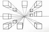 Cube Fuite Pour Apprendre Zentralperspektive Puntsperspectief Immeuble Peinture Perspektive Deux Vanishing Regardez Drawings sketch template
