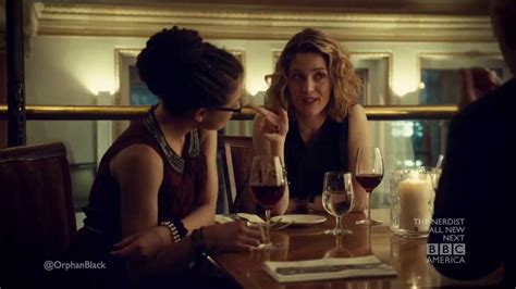 orphan black 1x07 cosima and delphine first kiss 3 youtube