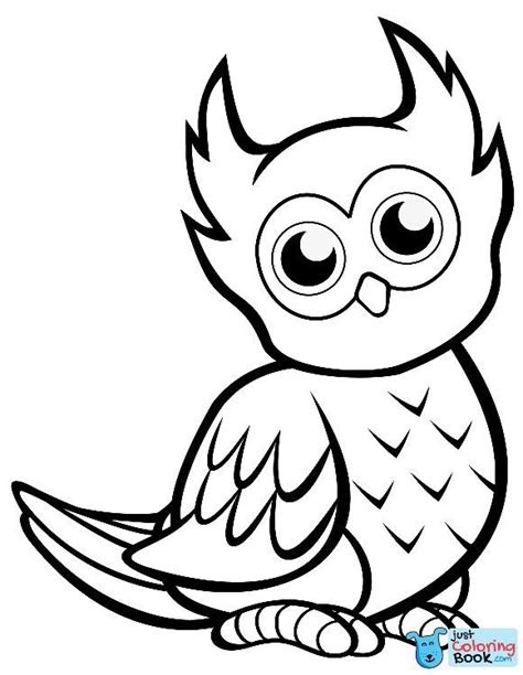 cute owl coloring page  printable coloring pages   cutest