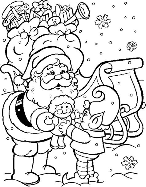 christmas colouring pages   print  colour