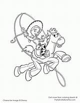 Coloring Jessie Toy Story Pages Popular Coloringhome Buzz Woody sketch template