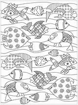 Coloring Pisces Pages Fishes Happy Kids Color Da Colorare Print Adult Disegni Adults Di Justcolor Coloriage Mandala Animaux Animals Beautiful sketch template