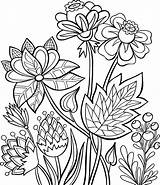 Coloring Pages Flowers Spring Printable Print Fun Printables 30seconds Mom sketch template