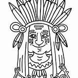 Coloring Indian Pages Chief Native American Head Chiefs Symbols Getcolorings Getdrawings Portrait Totem Book Wahoo Thanksgiving Printable Hellokids Colorings Color sketch template