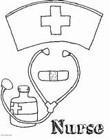 Nursing Stethoscope sketch template