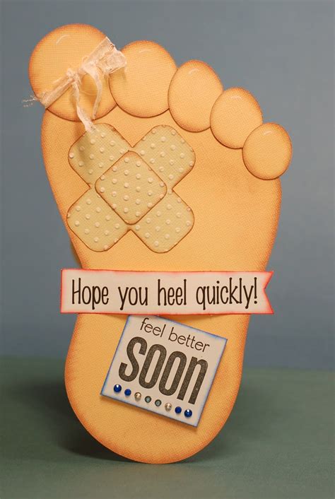 Paper Creations By Kristin Feel Better Foot Card