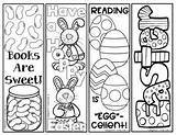 Easter Bookmarks Printable Coloring Colouring Book Printables Cute Visit Pages Marks Teacherspayteachers Subject sketch template