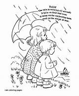 Rain Coloring Pages Kids Getcolorings Color Printable sketch template