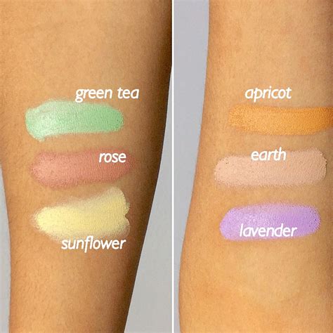 natural and organic color correctors neutralize unflattering