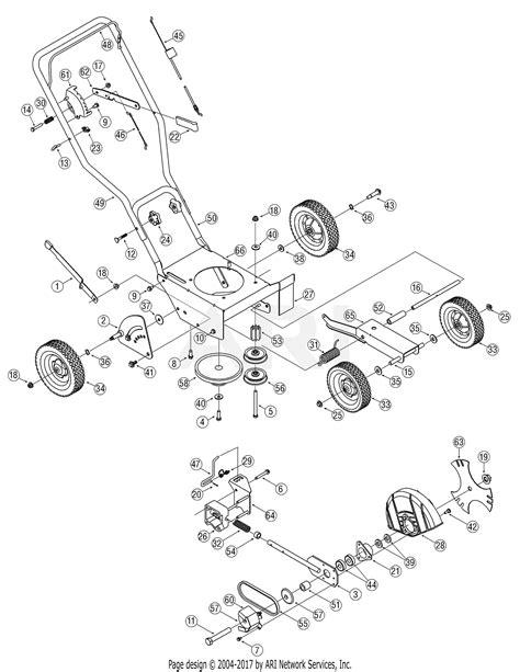 troy bilt    parts diagram  general assembly