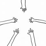 Reaching Hands Drawing Vector Illustrations Each Other Illustration Hand Pencil Human Stock Drawings Clip sketch template