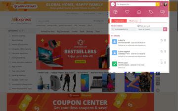 shopping tracking  aliexpress browser addons google chrome extensions