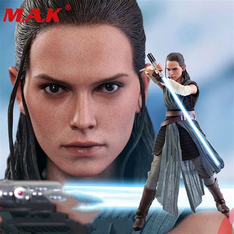 collectible  scale  hot toys mms rey training model star wars