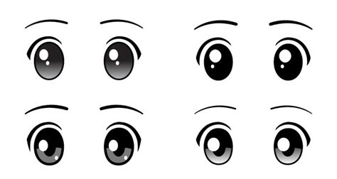 menggambar berbagai jenis mata anime  manga anidraw