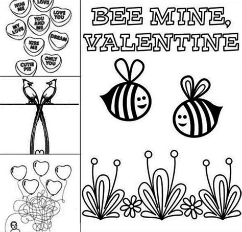 valentines day playing sheet coloring page  print
