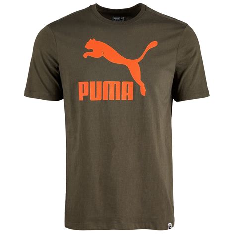 puma puma mens archive graphic  shirt green small walmartcom walmartcom