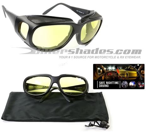 Motorcycle Fit Over Rx Glasses Sunglasses Side Shields