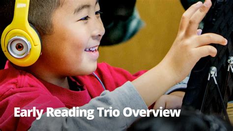 early reading trio overview classic version  vimeo