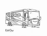 Motorhome Coloring Pages Printable Rv Instant Color Drawing Camper Wheel Glamper Happy Trailer Etsy Getcolorings Line Fifth Template sketch template