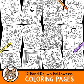 halloween coloring pages  preschool kindergarten  grade