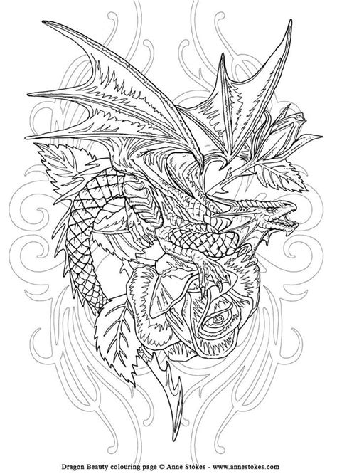 mythical dragonunicorn colouring images  pinterest