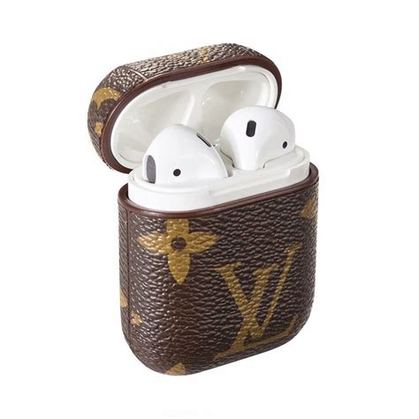 louis vuitton airpods case earphone air pods protector cover monogram canvas  accessori