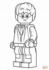 Potter Harry Coloring Pages Malfoy Draco Lego Library Clipart sketch template